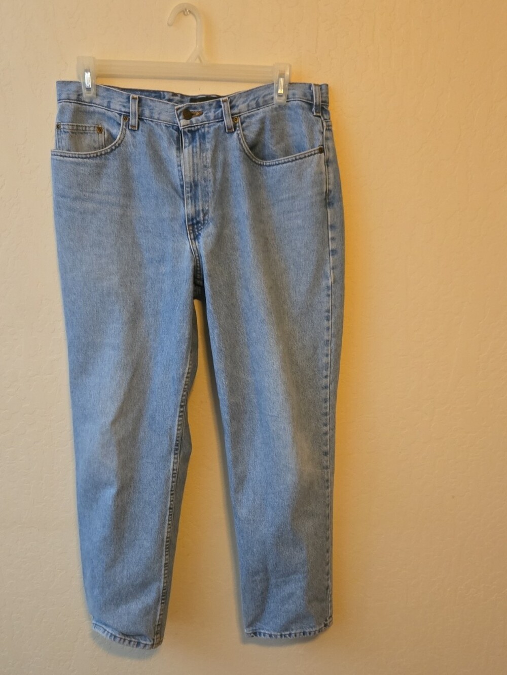 Eddie Bauer Light Blue Denim Jeans with Contrast Stitching